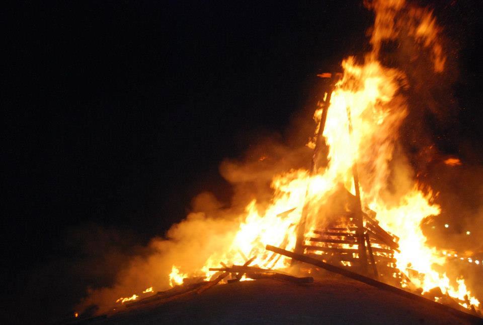 Bonfires on the Levees, St James Parish, Louisiana